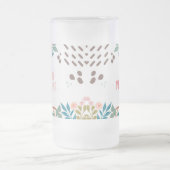 Meine Bibel liest Abstrakten Individuelle Name mit Mattglas Bierglas (Mittel)