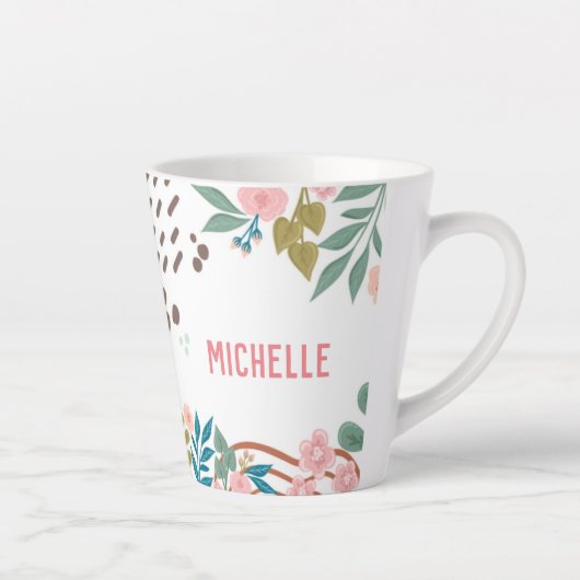 Meine Bibel liest Abstrakten Individuelle Name mit Milchtasse (Rechts)