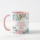 Meine Bibel liest Abstrakten Individuelle Name mit Tasse (Links)