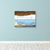 Meine Bibelverse am Versteck Leinwanddruck (Insitu (Holzboden))