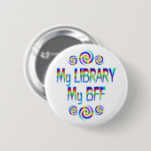 Meine Bibliothek BESTE FREUNDIN Button (Vorne & Hinten)