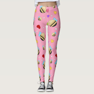 Meine Biene zum Valentinstag Leggings