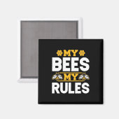 Meine Bienen Magnet (Vorderseite/Rückseite)