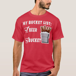 Meine Bierliste trinken Alkohol Funny G T-Shirt