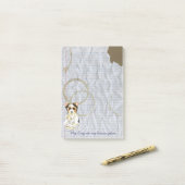 Meine Biewer Terrier Ate meinen Lektionsplan Post- Post-it Klebezettel (Auf Schreibtisch)