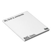 Meine Big Time Collection Notizblock (angewinkelt)