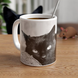 Meine Black Cat Foto Tasse