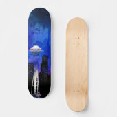 Meine blaue Welt Skateboard (Vorderseite)