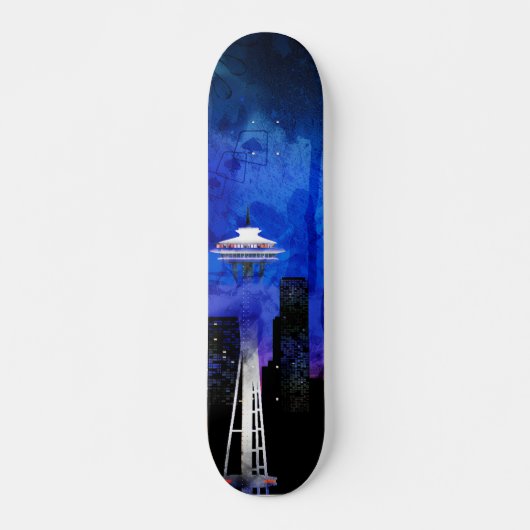Meine blaue Welt Skateboard (Vorne)