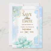 Meine Blue Sweetheart Hochzeitseinladung Einladung (Vorderseite)