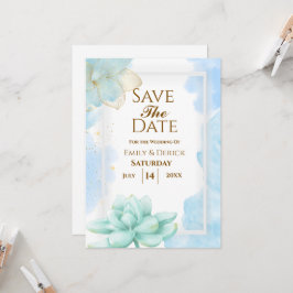 Meine Blue Sweetheart Hochzeitseinladung Einladung