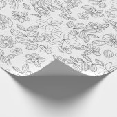 Meine Blume Design 3 Geschenkpapier (Ecke)
