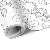 Meine Blume Design 3 Geschenkpapier (Rolleneckpunkt)