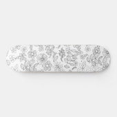 Meine Blume Design 3 Skateboard (Horizontal)