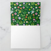 Meine Blume Design 4 Dankeskarte (Innenseite)