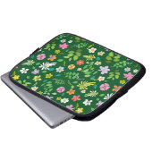 Meine Blume Design 4 Laptopschutzhülle (Vorne Knopf)