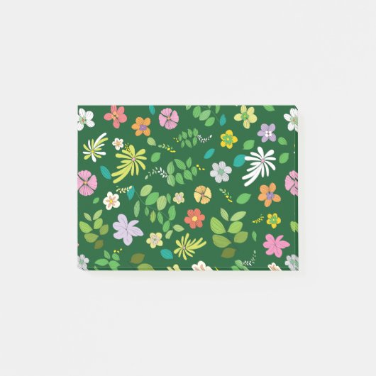 Meine Blume Design 4 Post-it Klebezettel (Vorderseite)