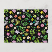 Meine Blume Design 5 Postkarte (Rückseite)