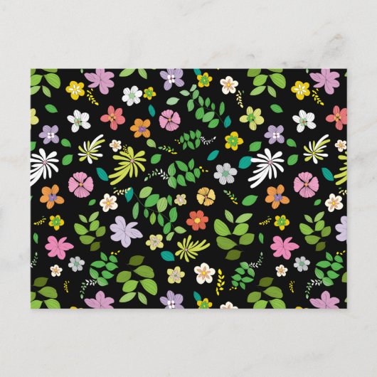 Meine Blume Design 5 Postkarte (Vorderseite)