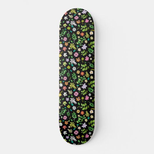 Meine Blume Design 5 Skateboard (Vorderseite)