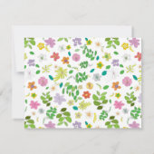 Meine Blume Design 6 Mitteilungskarte (Rückseite)