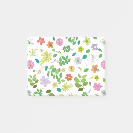 Meine Blume Design 6 Post-it Klebezettel (Vorderseite)
