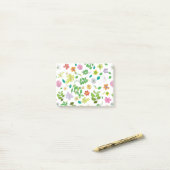 Meine Blume Design 6 Post-it Klebezettel (Auf Schreibtisch)