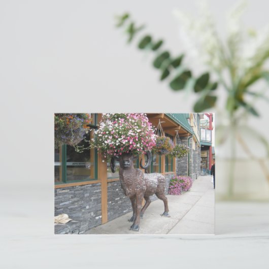 Meine Blume Hat Postkarte (Stehend Vorderseite)