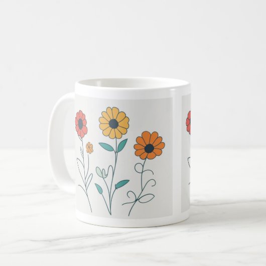 MEINE BLUME TASSE (Vorderseite Links)