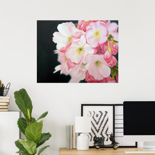 Meine Blüten Poster (Heimbüro)