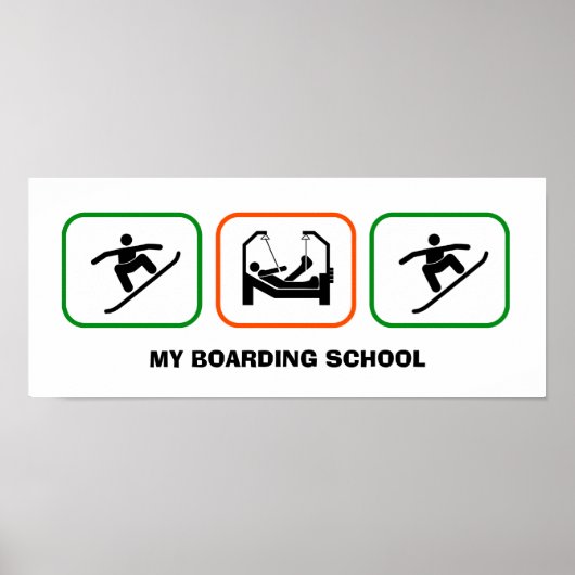 MEINE BOARDING SCHOOL POSTER (Vorne)