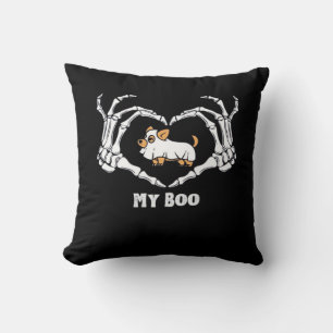 Meine Boo Chihuahua-Kostüme mit Skeletthörnchen Kissen