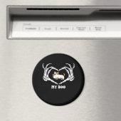 Meine Boo Chihuahua-Kostüme mit Skeletthörnchen Magnet (In Situ (Geschirrspüler))