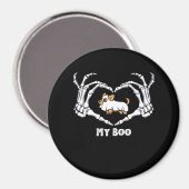 Meine Boo Chihuahua-Kostüme mit Skeletthörnchen Magnet (Vorderseite/Rückseite)