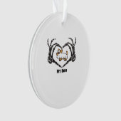 Meine Boo Chihuahua-Kostüme mit Skeletthörnchen Ornament (Vorderseite)