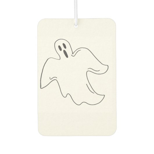 Meine Boo Halloween Spooky Ghost Trick-oder-Lecker Autolufterfrischer (Vorderseite)