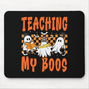 Meine Boos lehren Niedlich Ghost Groovy Lehrer Mousepad