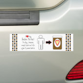 Meine Boston-Terrier-Liebe-Erdnussbutter Autoaufkleber (Auf Auto)