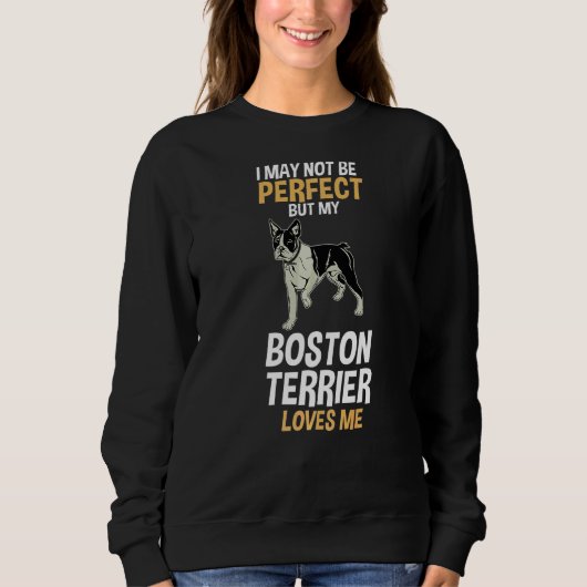 Meine Boston Terrier Lieben Sweatshirt (Vorderseite)