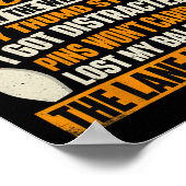 Meine Bowling-Ausreden - Bowler-Bowling Poster (Ecke)