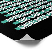 Meine Bowling-Ausreden Poster (Ecke)