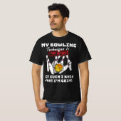 Meine Bowling-Technik ist hochgeheim lustig T-Shirt (Vorne ganz)