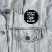 Meine Bowling-Technik ist hochgeheim lustiger Bowl Button (Beispiel)