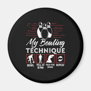 Meine Bowling-Technik Magnet