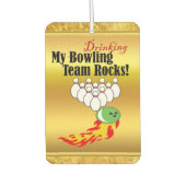 Meine Bowling- und Trinkmannsgesteine Autolufterfrischer (Vorderseite)