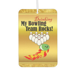 Meine Bowling- und Trinkmannsgesteine Autolufterfrischer