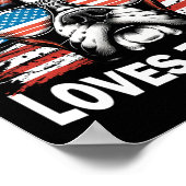 Meine Boxer-Lieben Trump Poster (Ecke)