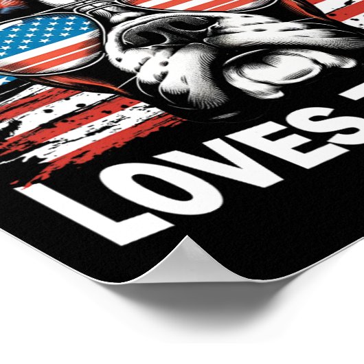 Meine Boxer-Lieben Trump Poster (Ecke)