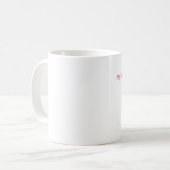 Meine BRAUTJUNGFER ist Name-Tassen-Geschenk der Kaffeetasse (Vorderseite Links)