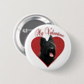 Meine Briard Valentine Button (Vorne & Hinten)